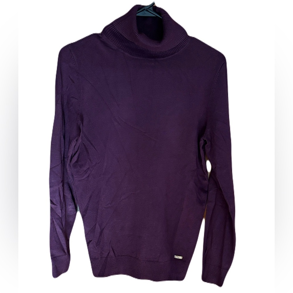 Calvin Klein Plum Turtleneck Sweater